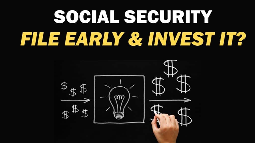 File early, invest the monthly benefit, and you'll be able to generate more income than someone who waited until later to file. Does it make sense to file early and invest the money?